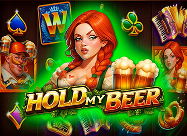 Игровой автомат Hold my Beer с атмосферой таверны, пивными кружками и весёлыми бонусными раундами в BRO Casino